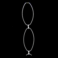 Large Oval Silver Chain 40x20mm