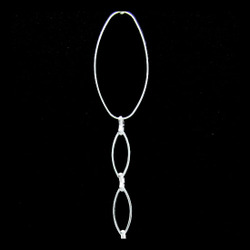 Silver Oval and Double Marquee Chain