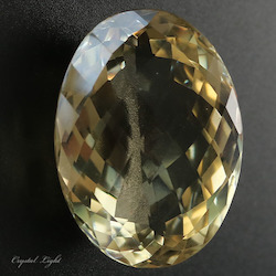 Cut Gemstones: Lemon Quartz Oval Shape