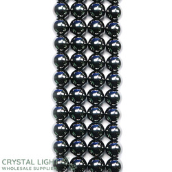 Hematite Round Beads 8mm (Magnetic)