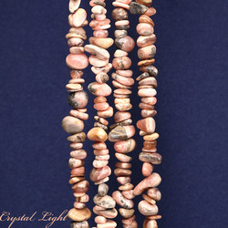 Rhodochrosite Chip Beads