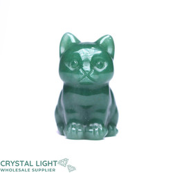 Green Aventurine Cat