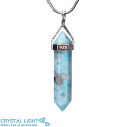 Sterling Silver Pendants: Amazonite DT Pendant Sterling Silver