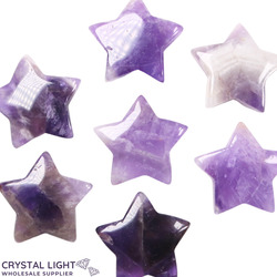 Chevron Amethyst Star