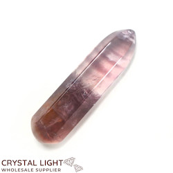 Wand Single Listings: Fluorite Faceted Short Wand