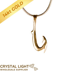 Gold Hook Pendant