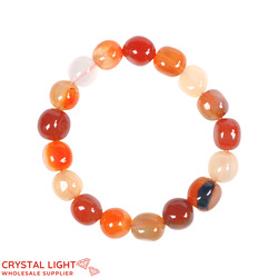 Orange Agate Tumble Bracelet