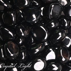 Tumbles by Weight: Black Agate Tumble