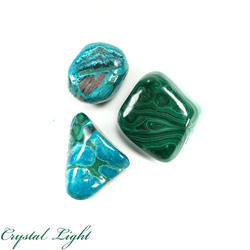 Chrysocolla & Malachite Tumble Lot