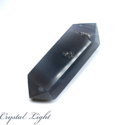 Double Terminated Polished Points: Agate Druse DT Point