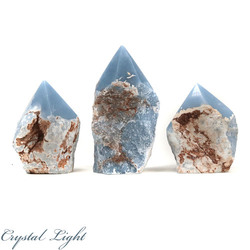 Angelite Cut Base Point