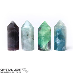 Rainbow Fluorite Point Small