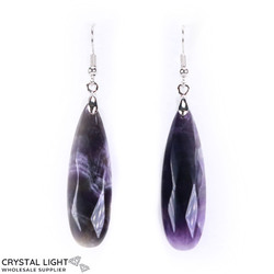Amethyst Faceted Drop Earrings
