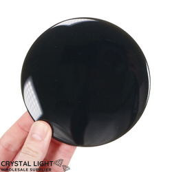 Black Obsidian Mirror/ 95mm