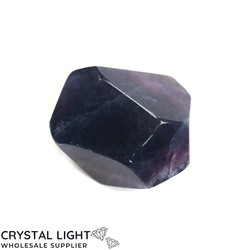 Faceted Shapes: Rainbow Fluorite Faceted Shape