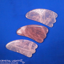 Rose Quartz Gua Sha Large