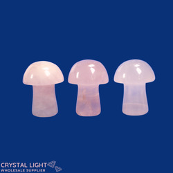Rose Quartz Mini Mushrooms