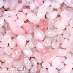 Tumbles by Weight: Rose Quartz Tumble 15-25mm