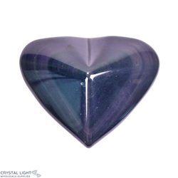 Hearts: Rainbow Obsidian Heart