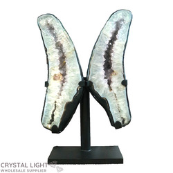 Amethyst Wings on Stand