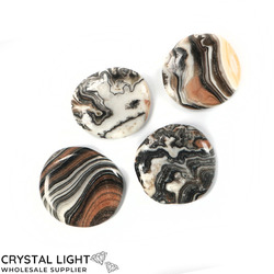 Flatstone Individuals and Lots: Banded Zebra Calcite Flatstone Lot