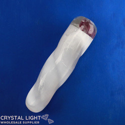 Wand Single Listings: Selenite & Fluorite Twist Wand (Single)