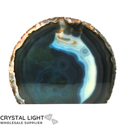 Agate Geodes: Agate Cut Base Geode Large