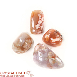 Flower Agate Large Tumble Lot