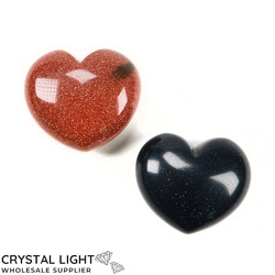 Goldstone Heart Lot