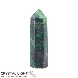 Ruby Kyanite with Fuchsite Point