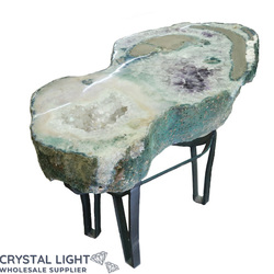 Crystal Furniture: Amethyst Side Table