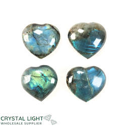 Labradorite Heart