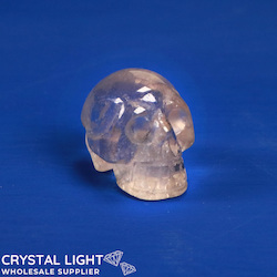 Light Smokey Quartz Mini Skull