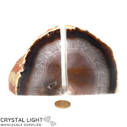 Auctions: Agate Bookends