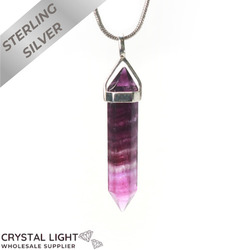 Terminated Pendant: Purple Fluorite DT Pendant