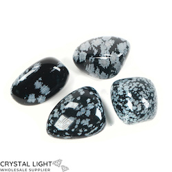 Tumble Lots: Snowflake Obsidian Large Tumble Lot