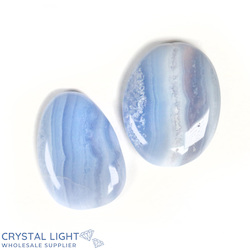Blue Lace Agate Flatstone Lot