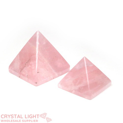 Pyramids: Rose Quartz Pyramid Lot