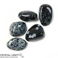 Tumble Lots: Snowflake Obsidian Large Tumble Lot