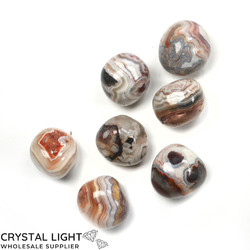 Crazy Lace Agate Tumble Lot