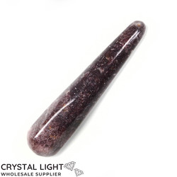 Lepidolite Semi-Faceted Wand (Single)