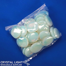 Bulk Polished, Tumbles & Flatstones: Opalite Flatstones /1kg