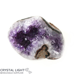 Single Druse Pieces: Amethyst Polished Druse