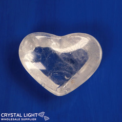 Bowls, Plates & Dishes: Clear Quartz Heart Dish (Single)