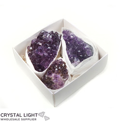Amethyst & Citrine Bulk Listings: Amethyst Druse Box Lot