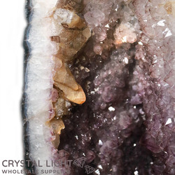 Amethyst Geode with Calcite (AUCTION)