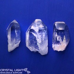 Natural Point Lots: Lemurian Quartz Natural Point Lot