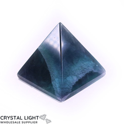 Pyramids: Rainbow Fluorite Pyramid
