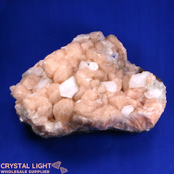 Stilbite and Apophyllite Cluster