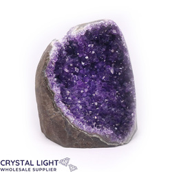 Single Druse Pieces: Amethyst Cut Base Druse